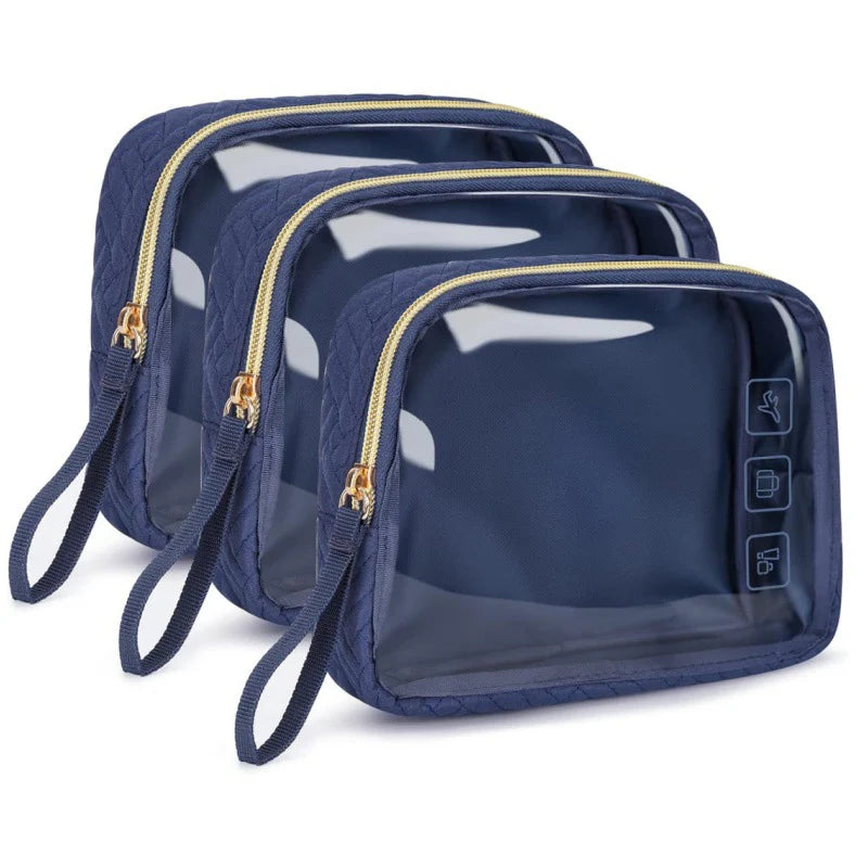 New Design PVC Large Capacity Clear Cosmetic Bag Waterproof Make up Bag Travel Bag for Toiletries