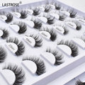 Plant Fiber Lashes Silk Lashes Soft Vegan Synthetic Eyelashes Vendor Wholesale Eyelashes Faux Mink Fluffy 3d False Eyelashes