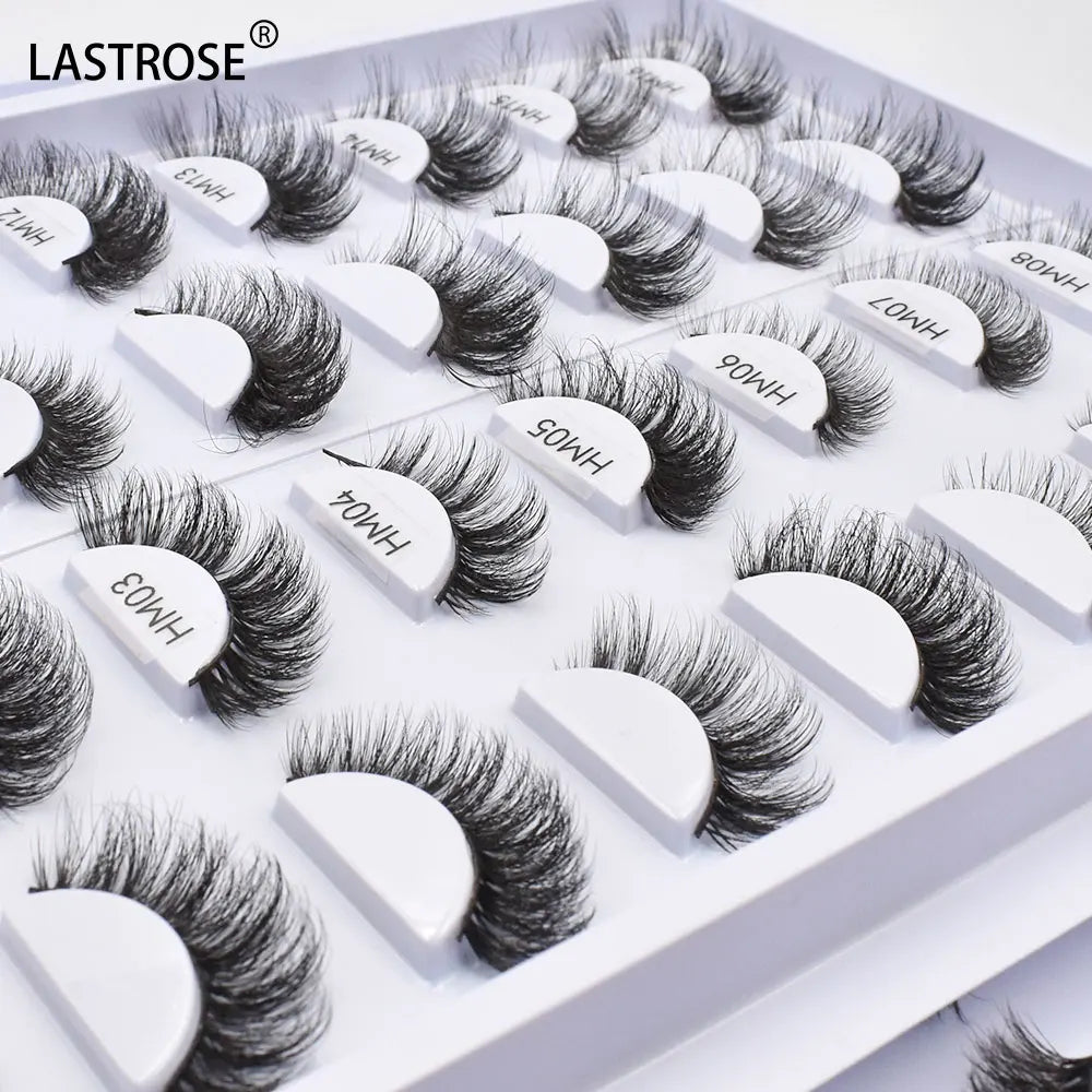 Plant Fiber Lashes Silk Lashes Soft Vegan Synthetic Eyelashes Vendor Wholesale Eyelashes Faux Mink Fluffy 3d False Eyelashes