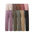 EP-007 High Quality Oversized Mens Jeans 5 Pockets Style 100% Cotton Jeans Unisex Straight-leg Trouser Pants for Men