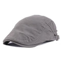 Wholesale Custom Logo Newsboy Hats Flat Cap Cotton Adjustable Breathable Irish Cabbie Ivy Driving Hunting Hat for Men
