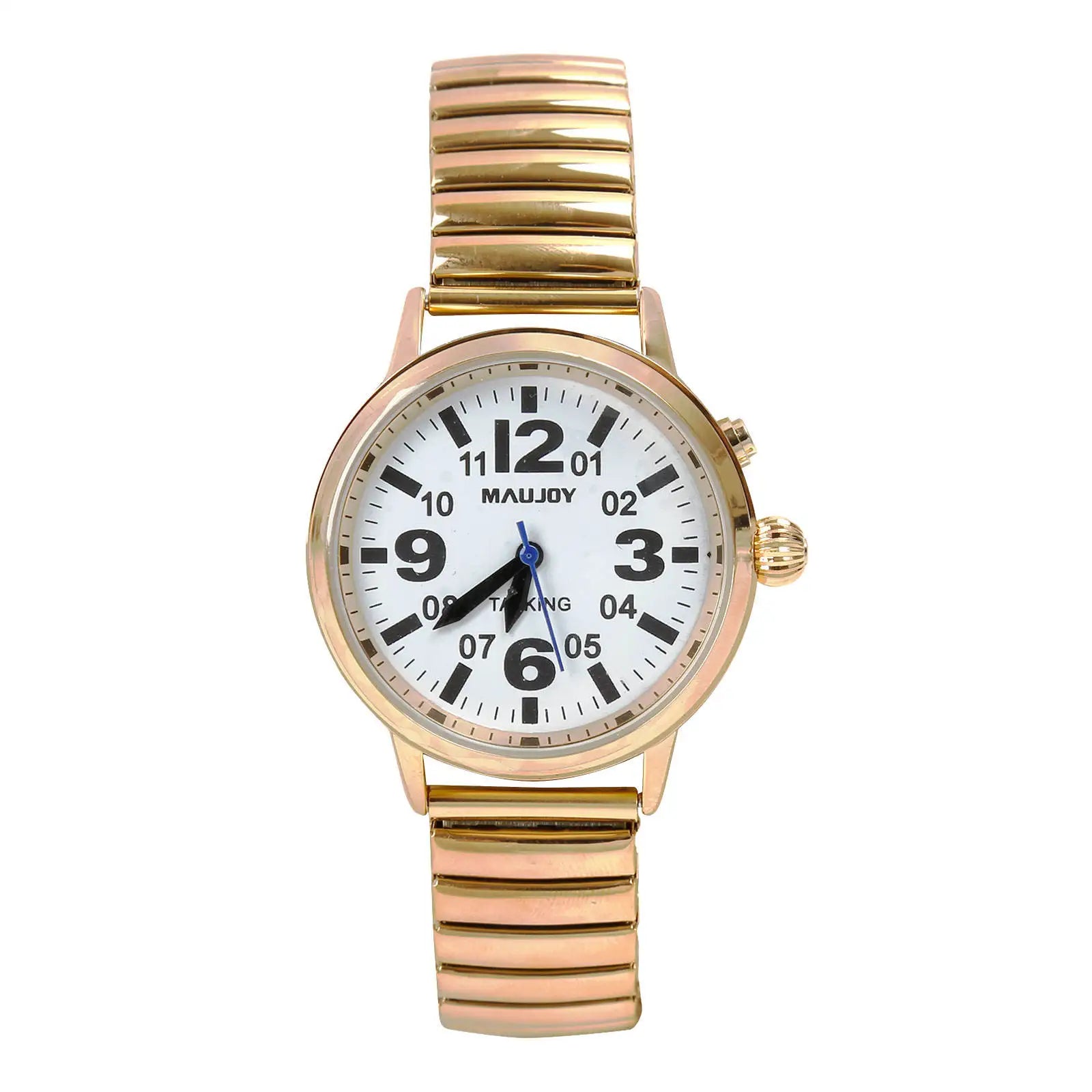 English Talking Watch for Seniors Women Loud Alarm Clock for Visually Impaired Blind