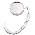 Wholesale 45mm Folding Bag Purse Hook Hanger Holder Magnetic Tableware with Silk Screen Printing Metal Crafts Product