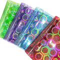 0.5m Foiled Polka Dot Geometric Holographic Shape PVC Film for Bag Packaging Case Manufacturing
