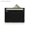 Italian Vegetable Tanned Leather Credit Card Holder for Men Wallet