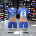 New Arrival Comfortable Polyester Custom Youth Football Uniform Retro Football Jersey Name Team Name Printing Maillot De Foot
