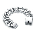 High Quality PVD 18K Gold Plated Stainless Steel Jewelry Chunky Chains Bangle Punk Accessories Bracelet B202152