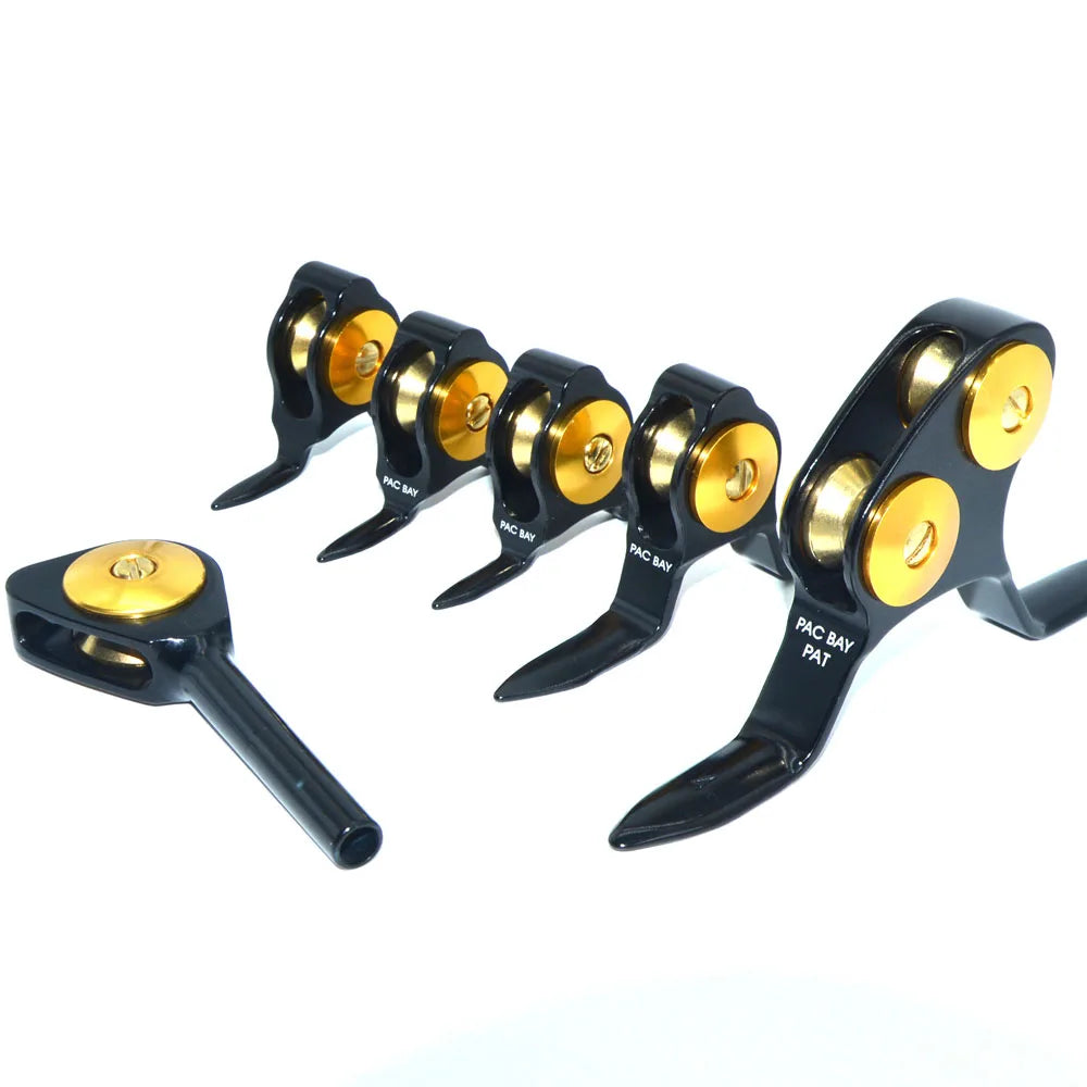 PACBAY Boat Trolling Game Rod Roller Guide Buildings Repair Set Kit ERG Single Double Tip Roller Guides Fishing Rod Accessories MegaBDM