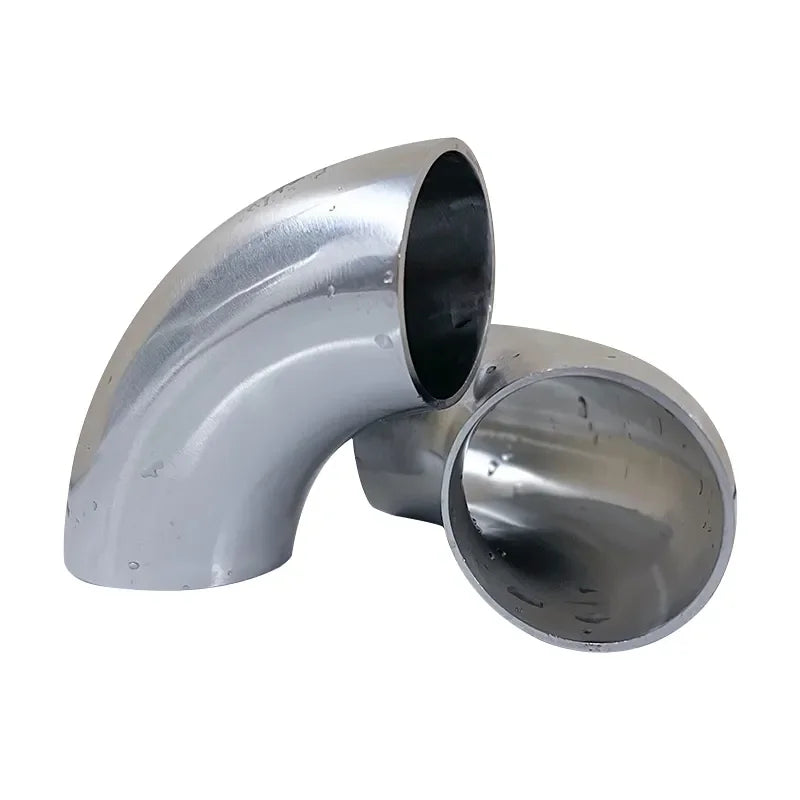 2 Inch Polished Stainless Steel 304 90 Degree Mandrel Bends 1D 2 Inch CLR Elbow with No Leg Pipe Fittings