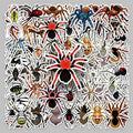 50pcs Factory-sent Toy Stickers Cool Die-cut Custom Self-adhesive Animal Decoration Spider Stickers