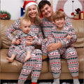 Print on Demand Elk Deer Family Matching Outfit Clothes Christmas Parent-child Sleepwear Full Sleeve Family Christmas Pajamas