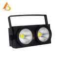 AICPOSE Warm White 2in1 2 Eyes Cob Warm White Stage Light 200w Dmx Audience LED Cob Blinder Light