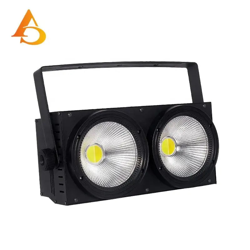 AICPOSE Warm White 2in1 2 Eyes Cob Warm White Stage Light 200w Dmx Audience LED Cob Blinder Light