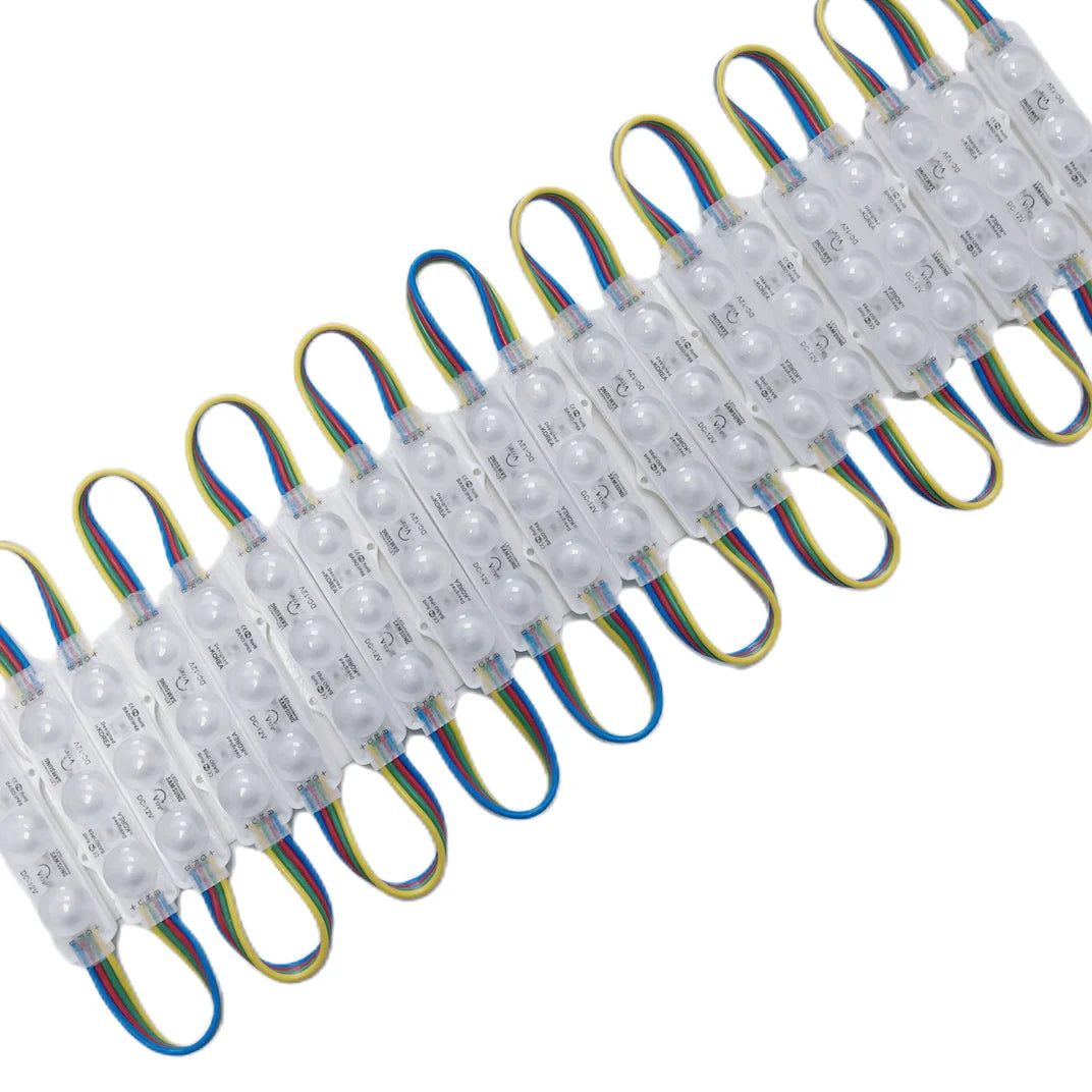 IP67 Waterproof  Led Module 5050 RGB 3 Led Module Kit with Rgb Controller  for Light Box Sign Letter