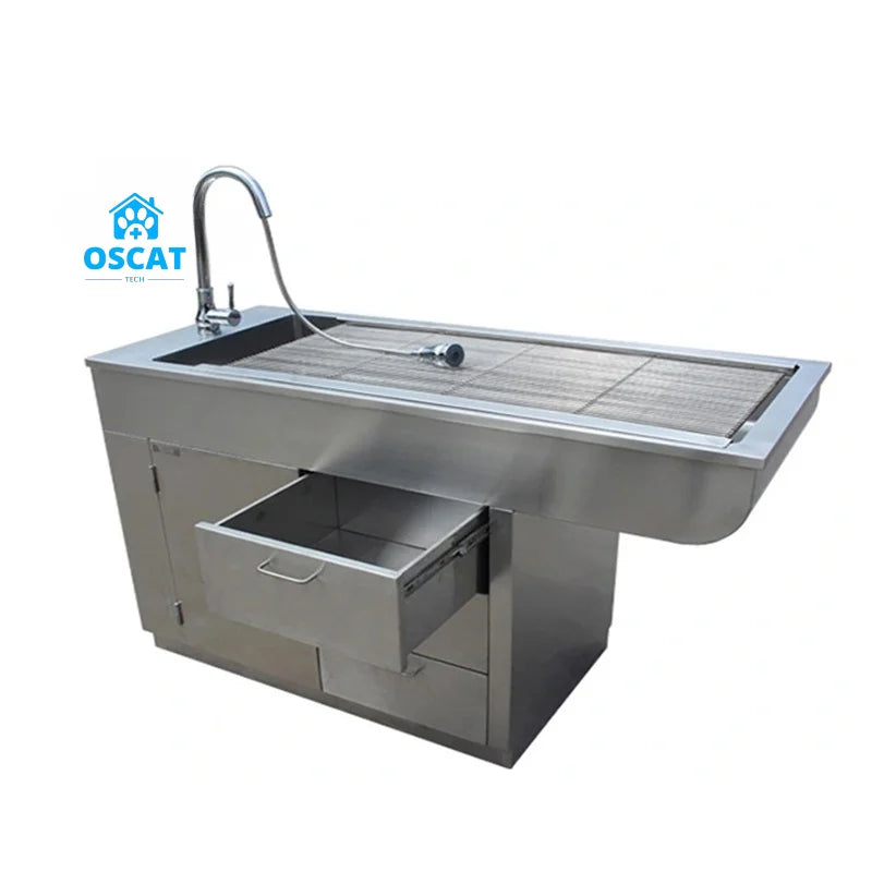 OSCAT Veterinary Equipment Pet Small Size Easy Use Other Veterinary Instrument Fiber Material Electric Pet Grooming Table