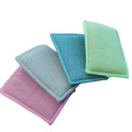 Natural Microfiber Clean Cloth Eco Material Scouring Pad Dish Non Scratch Kitchen Cleaning Sponge for Non-Stick Cookware