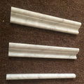 Nature Marble Carrara White Stone Mouldings Europe Style Stone Trim Decor Liner