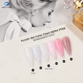 New Arrivals OEM Private Label pink Hard Gel Acryl UV LED Gel for Nail Extension Poly Nail Gel 54 Colors Nude Nail  Polygels