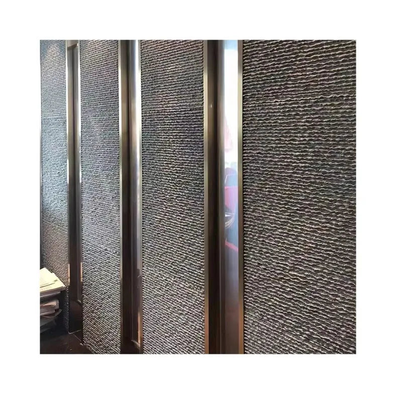 Ripple Soft Porcelain Artificial Stone Tiles Easy Installation Matte Indoor/Outdoor Wall Panel Floor 20mm for Interior Firebrick