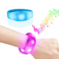 Business Light up Bracelet Silicone Wristband Party Supplies Flashing with Voice Controlled Led Bracelets