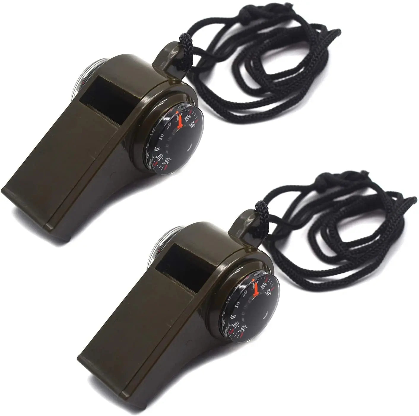 3 In1 Emergency Survival Multifunctional Whistle Compass Thermometer