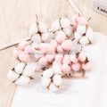 Single Stem Bulk Long Stem Natural Dry Cotton Branch Natural Dried Flowers Artificial Flowers Branches for Home Decoration
