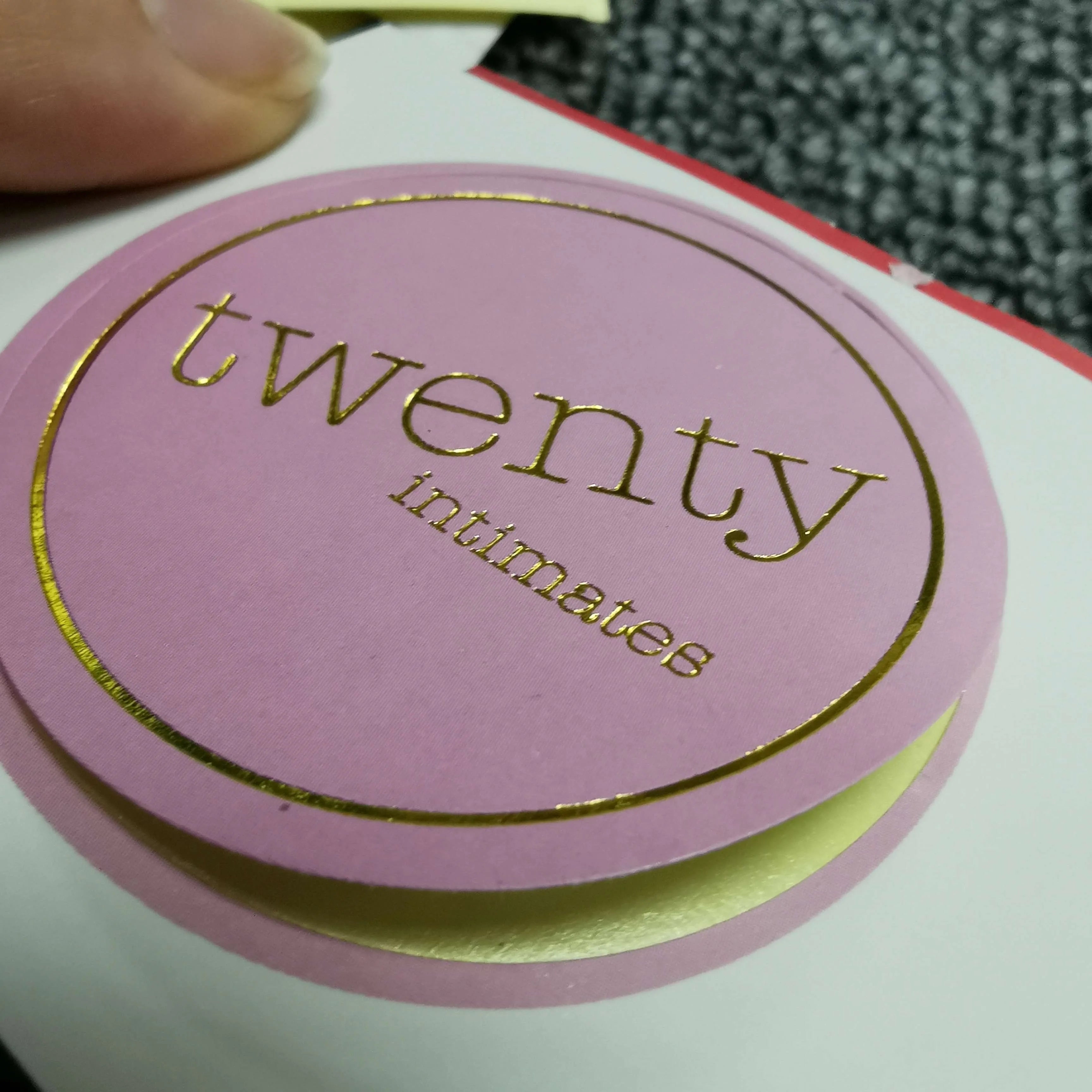 Custom Sticker Transparent Hologram Sticker 3d Hologram Sticker Lamination Foil for clothes