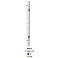 Ornamental Component Staircase Railing Handrail Balcony Balustrade Gate Fence Parts Forged Steel Stair Railing Parts Spindles