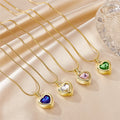Fashion Stainless Steel Jewelry Necklace Cuban Gold Thick Chain Letter Necklace for Women with Gold Plated Necklace for Men