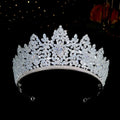 LUOXIN Luxury Tiaras and Crown Queen Vintage Women Wedding Party Hair Accessories Zircon Princess Crown