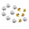 Stainless Steel Spacer Beads Silver Gold Color Flower Spacer Beads for Jewelry Making Findings