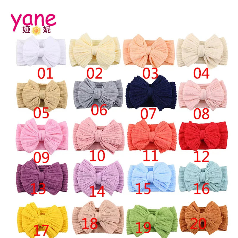 Wholesales Soft Wrap Headband With Bow for Kids and Sweet Hair Bands for Babies