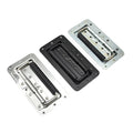 Industrial Stainless Steel Heavy Duty Recessed Zinc Cast Truck Folding Drop Steel Cabinet Black Spring Chest Handle for Tool Box