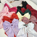 Factory Wholesale Satin Hair Bow Clips for Women Hairpin Girl Clips Hair Accessories Hairpins Bow Alligator Clips