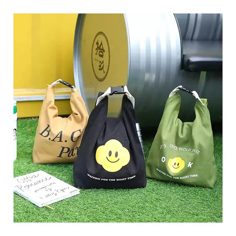 Customized Adjustable Carry Handle Premium Insulated Keep Thermal Cool Picnic Lunch Bag
