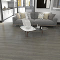 Easy Install Grey Wood Grain Piso Vinilico 5mm Anti-Slip Waterproof SPC Flooring Sheet for Villa