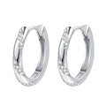 Real D Color Moissanite Earrings 925 Sterling Silver Classic Style Total 0.35Carat Moissanite Hoop Earrings for Women