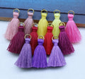 Wholesale Metal Ring 3.5cm Polyester-Cotton Tassels Chinese-Style Short Hanging Tassels