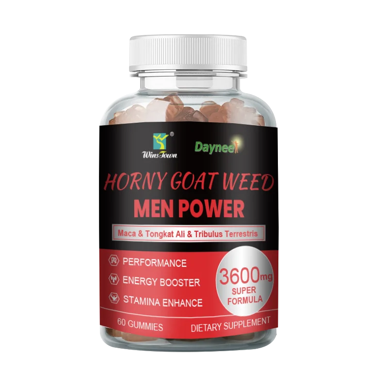 ISO HACCP Horny Goat Weed For Men Body Gummies Man Strengthen Gummies Vitamin Immune man power gummies for performance