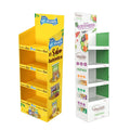 Custom Eco-Friendly Recyclable Retail POS Corrugated Cardboard Floor Standing Display Stand with Custom Logo and Advertising