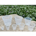 Factory Direct Garden 2.5 3 4 5 6 7 8 9 10 11 Inch Large Plastic Ultra Transparent Round Orchids Plant Planter Pot
