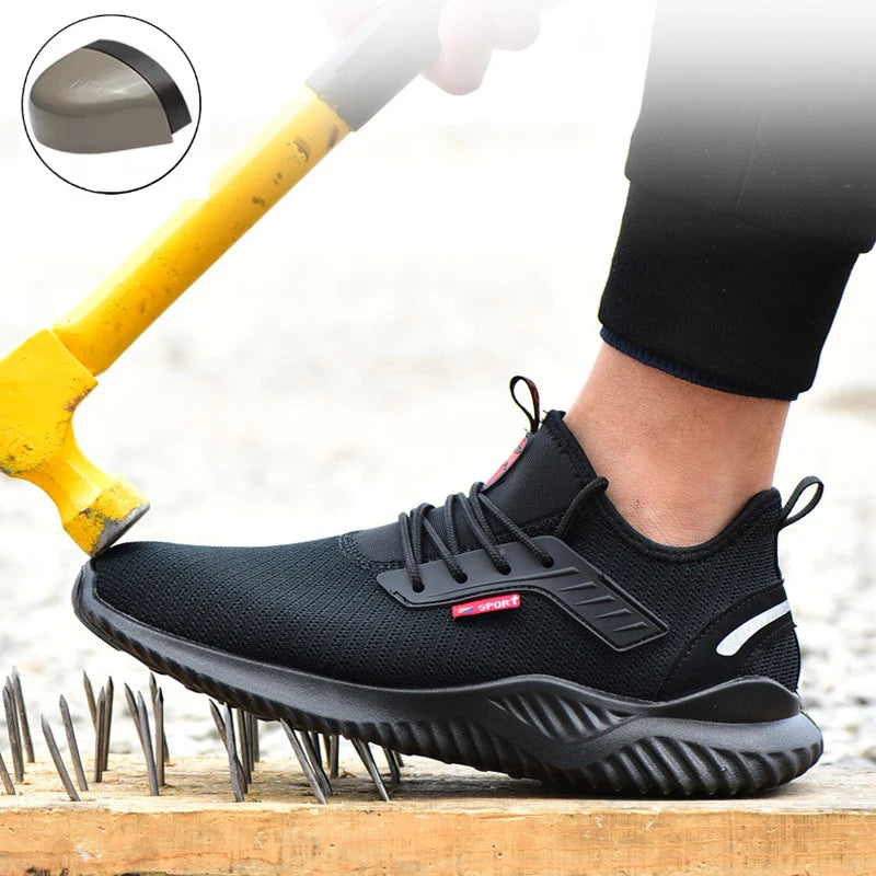 Factory Price Anti-Smashing Lightweight Steel Toe Safety Shoes for Men Women for Autumn Winter Zapatos De Seguridad Industrial
