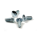 Factory Carbon Zinc Galvanized Coach Plow Short Square Neck Carriage Bolts DIN603 M8