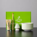 4PCS Japanese Whisker Handmade Ceramic Bowls Cups Tea Spoon Handle Mixing Wisk Stand Matcha Tea Bowl Whisk Holder Set