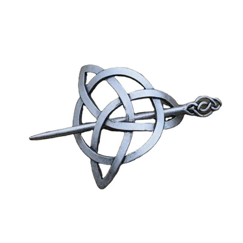 Custom Vintage Metal Stick Slide Hair Clips Celtics Knot Hairpin for Women Celt Hair Wedding Jewelry Accessories