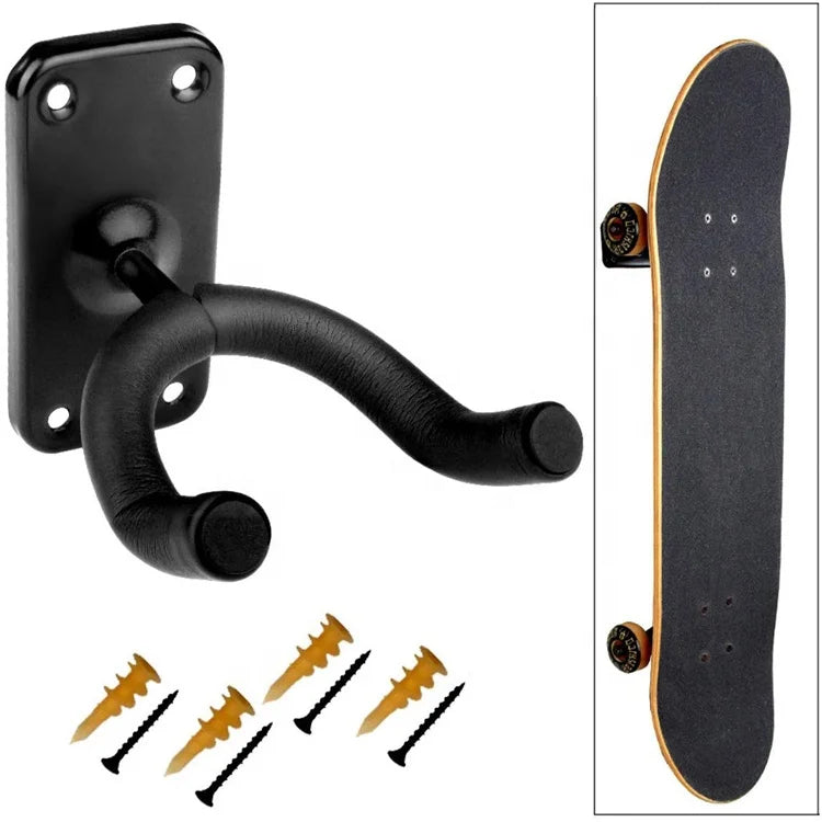 Skateboard Wall Hanger Storage Clip Skateboard Wall Hook Mount for Skateboard and Longboard