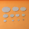 Custom Logo Solid 925 Sterling Silver 4-15mm Flat Blank Round Coin Disc Charm Pendants for Jewelry Finding