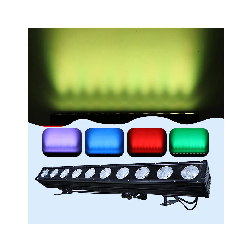 High Brightness Light Source Outdoor Ip65 Rgb 3In1 Led Wall Washer  Light Led Wash Bar Light