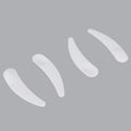 2023 Hot Sale Hangzhou Plastic Cosmetic Spatula With Logo6cm Moon Shape Curved Spatulaembossed logo Spatula MegaBDM