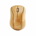 Bamboo Wooden OEM 2.4Ghz Mouse Manufacturer Wireless USB Battery Rechargeable Optical Mouse Bamboo Craft